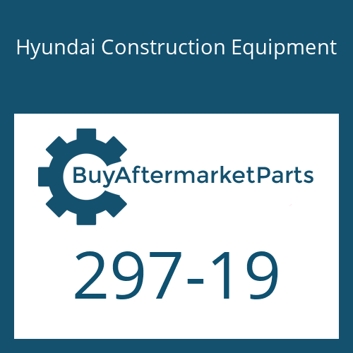 Hyundai Construction Equipment 297-19 - SPACER