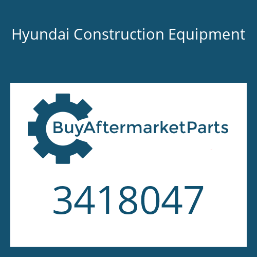 Hyundai Construction Equipment 3418047 - INSERT-VALVE
