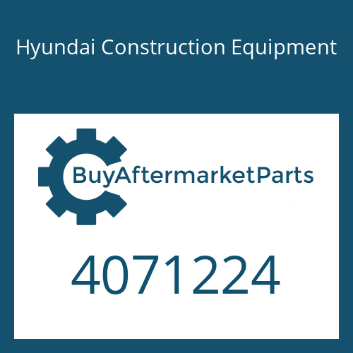 Hyundai Construction Equipment 4071224 - CAP-FILLER