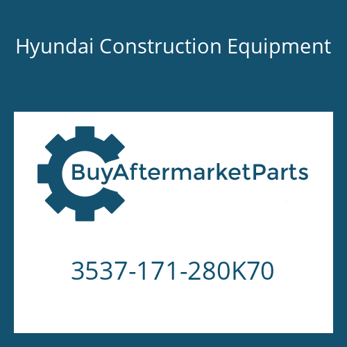 Hyundai Construction Equipment 3537-171-280K70 - VALVE-MAIN RELIEF, M.C.V