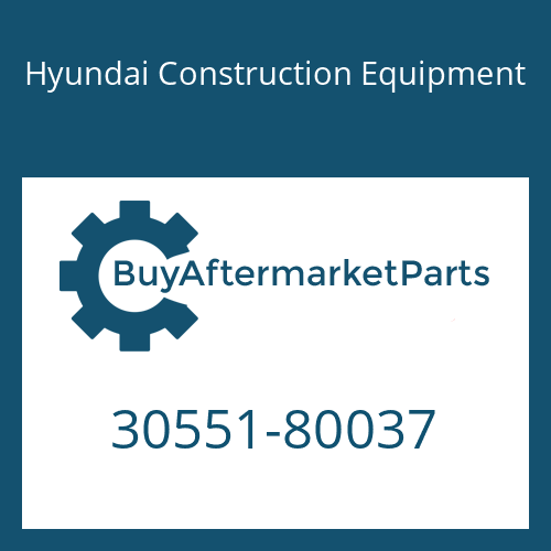 Hyundai Construction Equipment 30551-80037 - BEARING-CUSHION