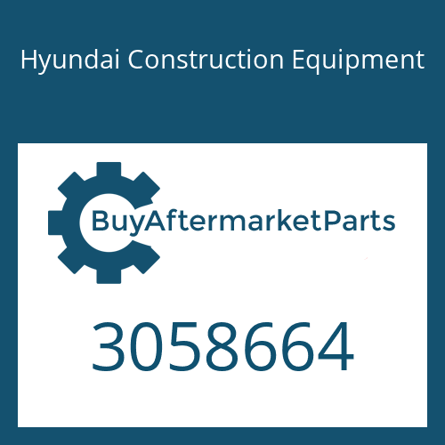 Hyundai Construction Equipment 3058664 - SCREW-HEX HD CAP