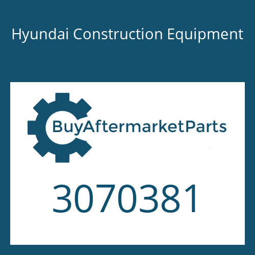Hyundai Construction Equipment 3070381 - RING COMPRESSOR PISTON