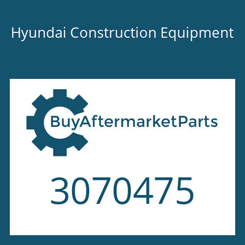 Hyundai Construction Equipment 3070475 - PIN-ROLL