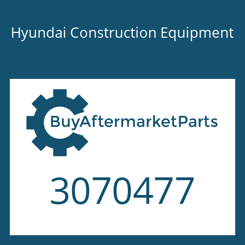 Hyundai Construction Equipment 3070477 - GASKET