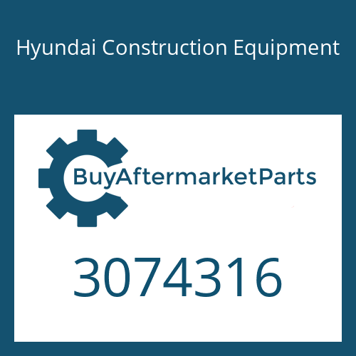 Hyundai Construction Equipment 3074316 - SPACER-SEAL