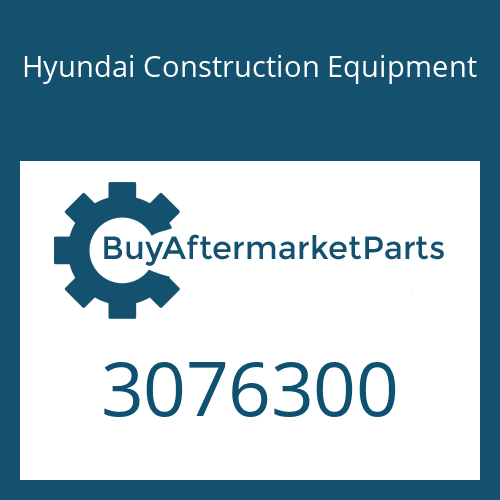 Hyundai Construction Equipment 3076300 - COROSSION FILTER