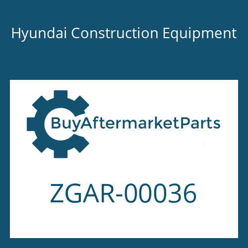 Hyundai Construction Equipment ZGAR-00036 - SEAL KIT