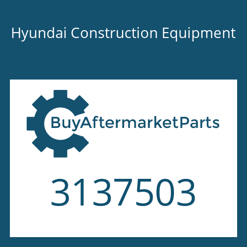 Hyundai Construction Equipment 3137503 - GEAR-SUN