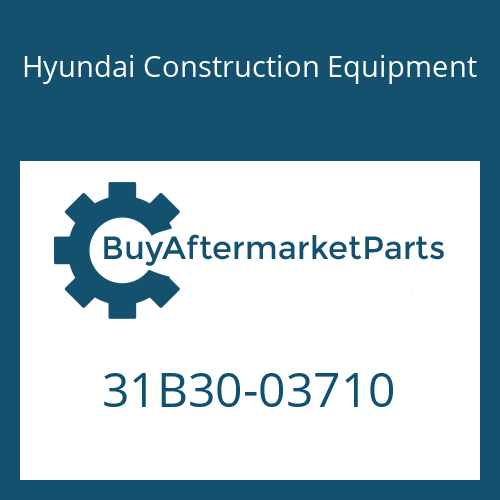 31B30-03710 Hyundai Construction Equipment ELEMENT ASSY