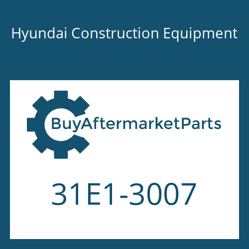 Hyundai Construction Equipment 31E1-3007 - O-RING