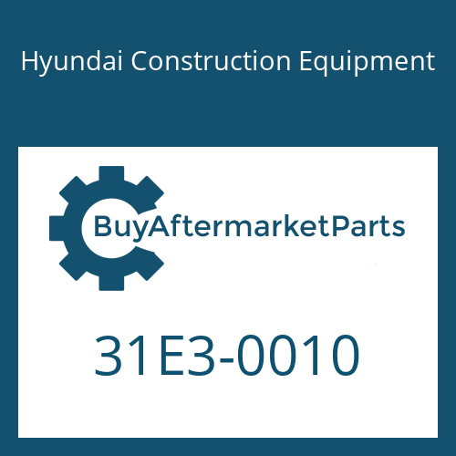Hyundai Construction Equipment 31E3-0010 - VALVE-CHECK