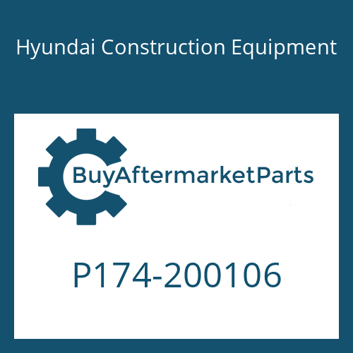 Hyundai Construction Equipment P174-200106 - FLANGE-SPLIT