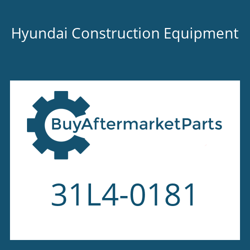 Hyundai Construction Equipment 31L4-0181 - PIPE W.A
