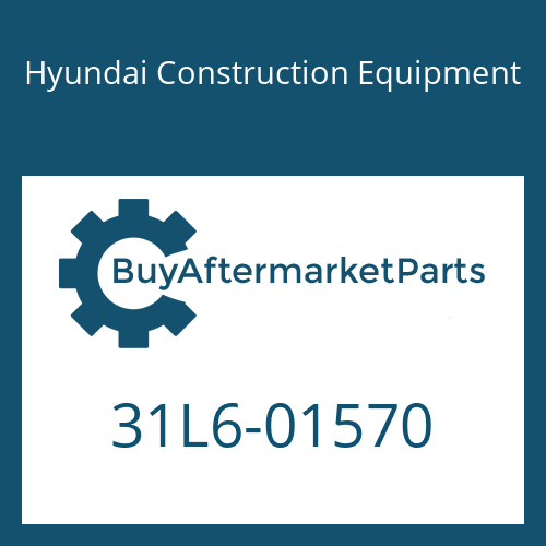 Hyundai Construction Equipment 31L6-01570 - PLATE-RH