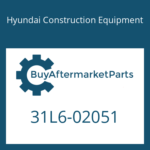 Hyundai Construction Equipment 31L6-02051 - COVER