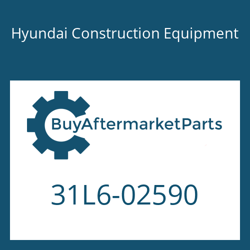 Hyundai Construction Equipment 31L6-02590 - PLATE
