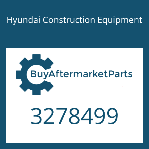 Hyundai Construction Equipment 3278499 - WASHER-PLAIN