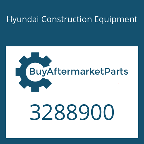 Hyundai Construction Equipment 3288900 - FAN BELT