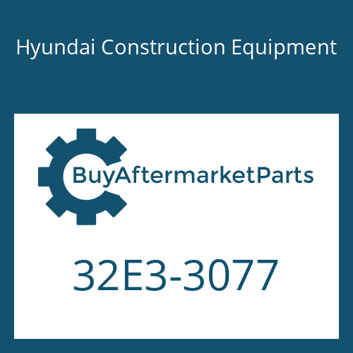 Hyundai Construction Equipment 32E3-3077 - WASHER-COPPER