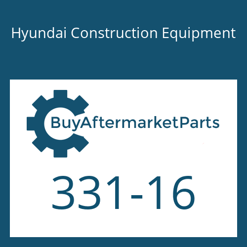 Hyundai Construction Equipment 331-16 - RING-WEAR
