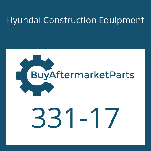 Hyundai Construction Equipment 331-17 - NUT-NYLON