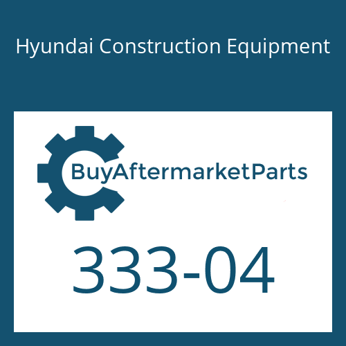 Hyundai Construction Equipment 333-04 - BUSHING