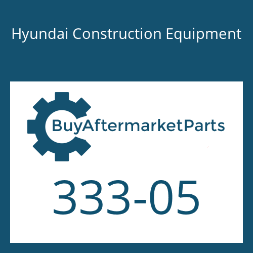 Hyundai Construction Equipment 333-05 - SEAL-ROD