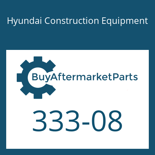 Hyundai Construction Equipment 333-08 - WIPER-DUST