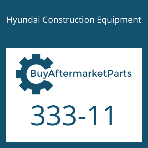 Hyundai Construction Equipment 333-11 - RING-BACK UP