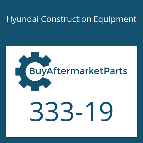 Hyundai Construction Equipment 333-19 - BOLT
