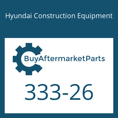 Hyundai Construction Equipment 333-26 - BAND