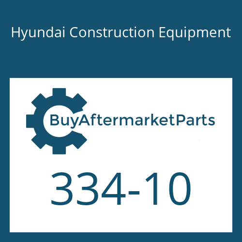 Hyundai Construction Equipment 334-10 - O-RING
