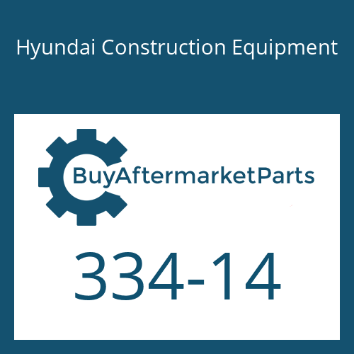Hyundai Construction Equipment 334-14 - RING-BACK UP