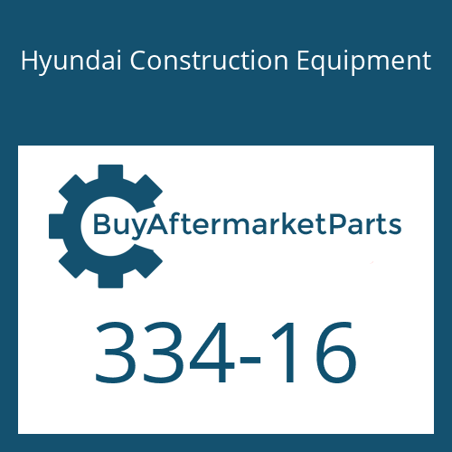 Hyundai Construction Equipment 334-16 - RING-WEAR
