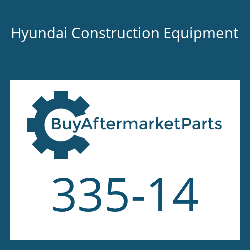 Hyundai Construction Equipment 335-14 - RING-BACK UP