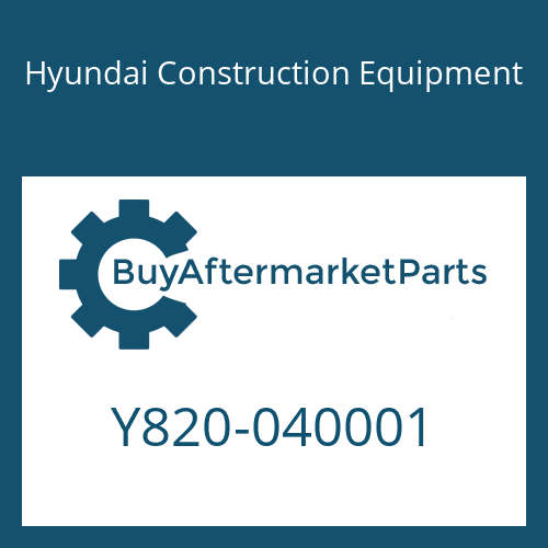 Hyundai Construction Equipment Y820-040001 - BEARING-SPHERICAL