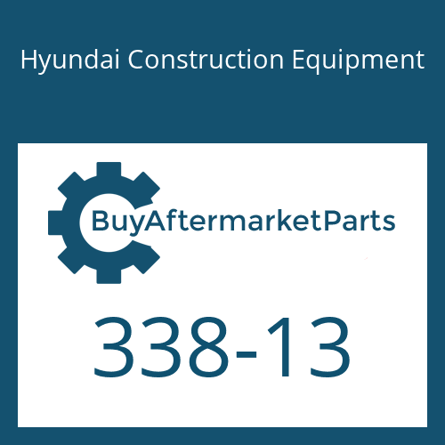 338-13 Hyundai Construction Equipment O-RING
