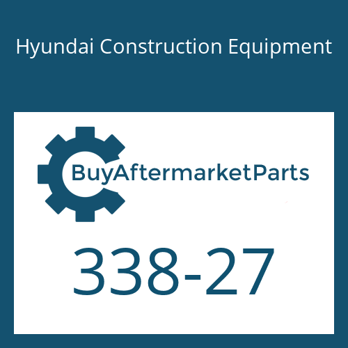 Hyundai Construction Equipment 338-27 - SEAL-DUST