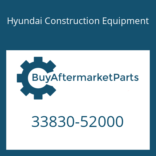 Hyundai Construction Equipment 33830-52000 - GASKET-NOZZEL