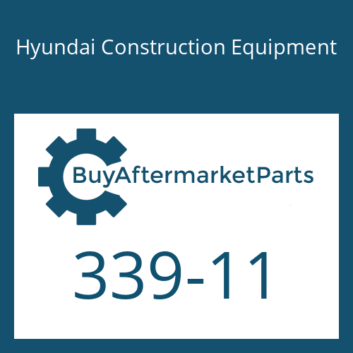 Hyundai Construction Equipment 339-11 - RING-BACK UP