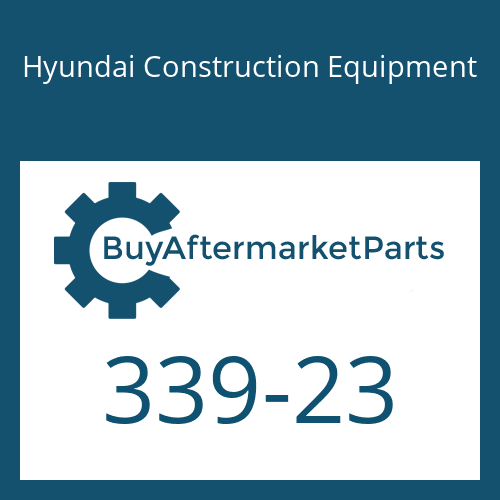 Hyundai Construction Equipment 339-23 - BOLT