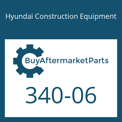 Hyundai Construction Equipment 340-06 - RING-BACK UP