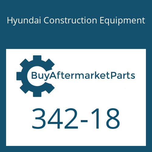 Hyundai Construction Equipment 342-18 - NUT-PISTON