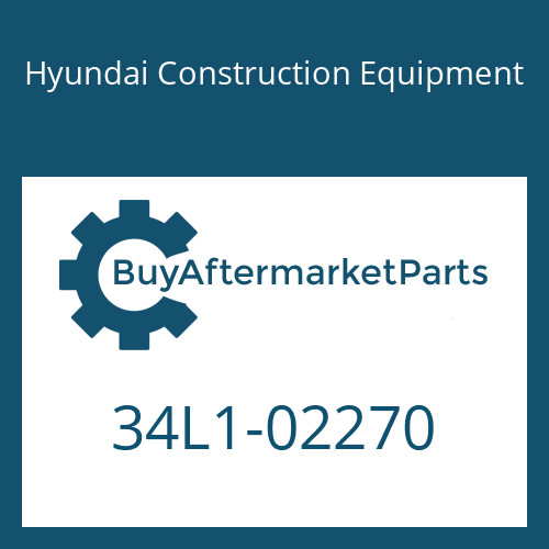 Hyundai Construction Equipment 34L1-02270 - FLANGE