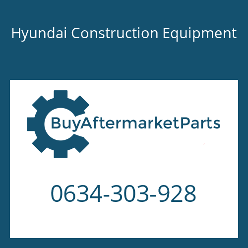 Hyundai Construction Equipment 0634-303-928 - O-RING