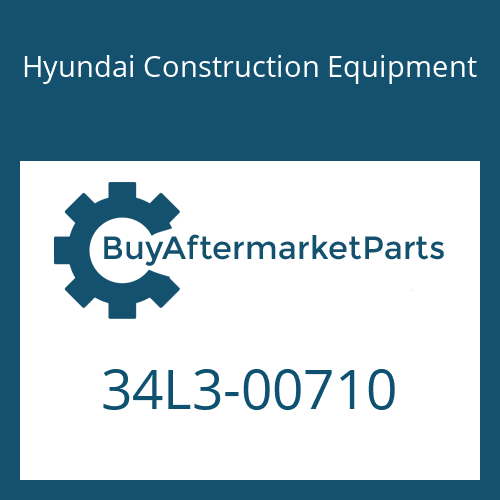 Hyundai Construction Equipment 34L3-00710 - CLAMP-PIPE