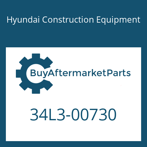 34L3-00730 Hyundai Construction Equipment CLAMP-PIPE
