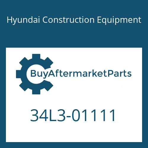 34L3-01111 Hyundai Construction Equipment PIPE ASSY-HYD