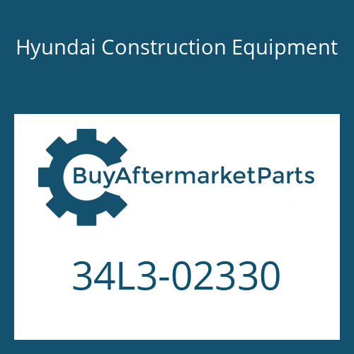 34L3-02330 Hyundai Construction Equipment PIPE ASSY-HYD